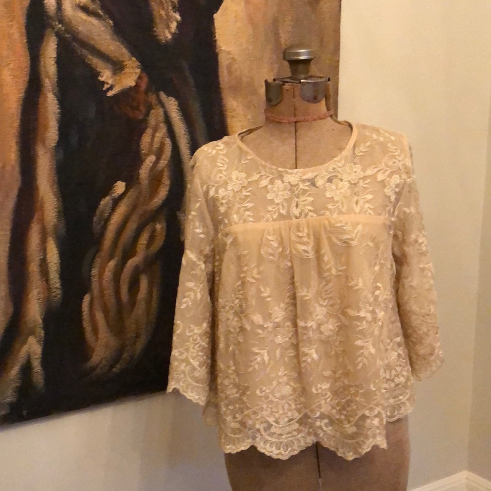 Gold shirt